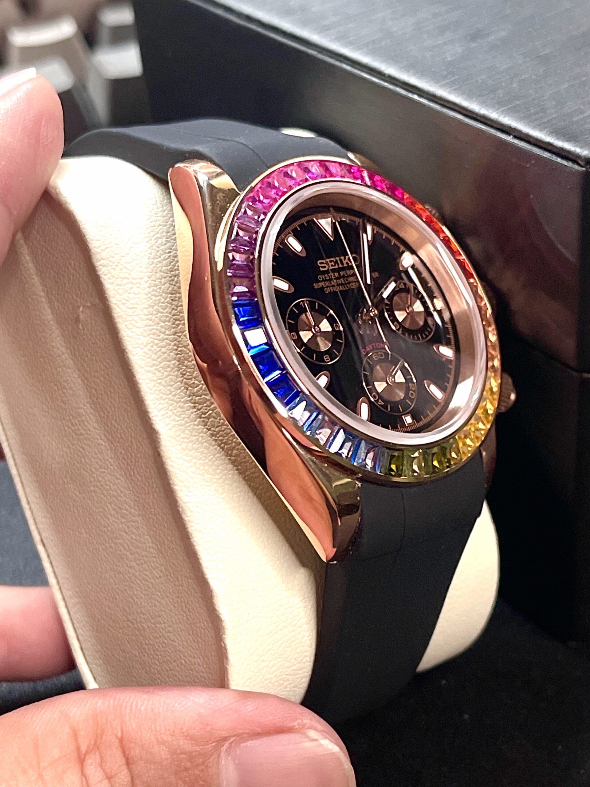 SEIKO MOD DAYTONA RAINBOW - Image 3