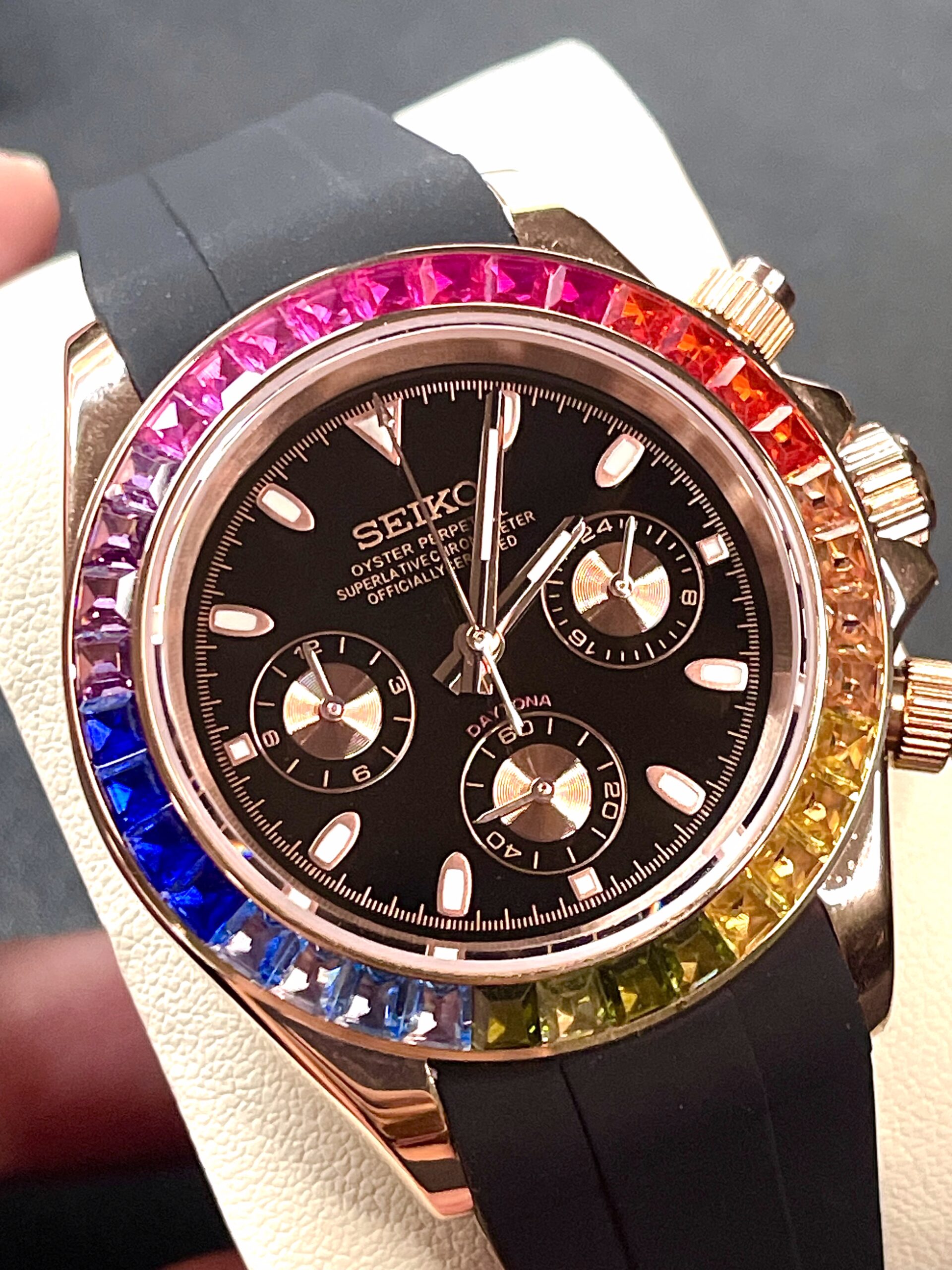 SEIKO MOD DAYTONA RAINBOW - Image 4